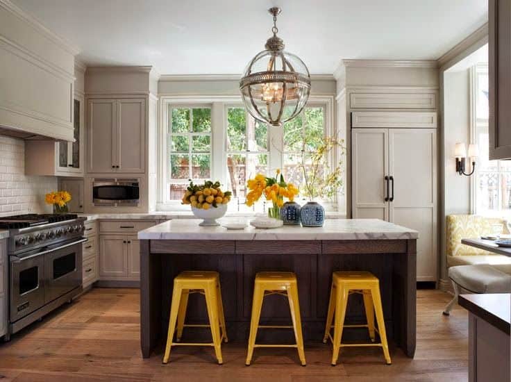 Las 19 islas de cocina vintage que te encantaría tener en tu casa