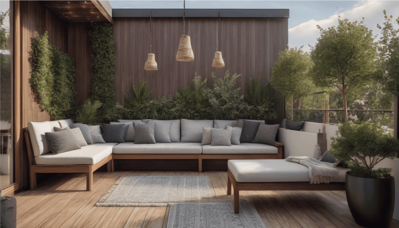cómo decorar una terraza con plantas