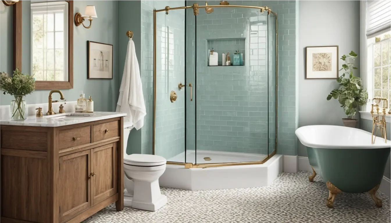 Paso a paso: cómo conseguir el diseño de baños pequeños vintage top