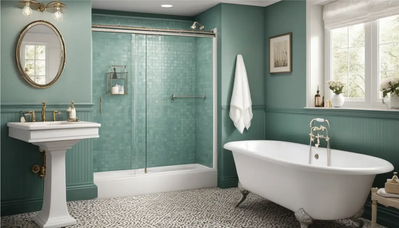 Alucina con los resultados estéticos de baños pequeños con encanto vintage
